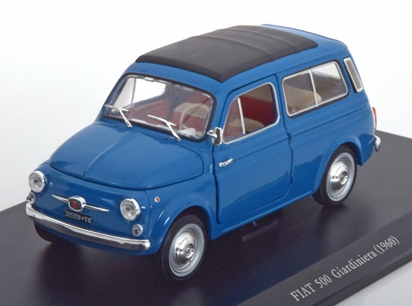 fiat 500 giardiniera - blue m65779 Модель 1:24